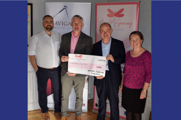 Navigator Financial Planning celebrate 15th Birthday with a donation to the local community
