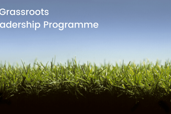 Sign up to our Grassroots Leadership Programme