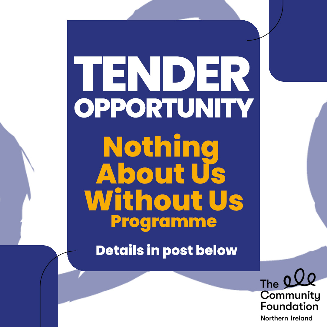 Tender Opportunity: Nothing About Us Without Us